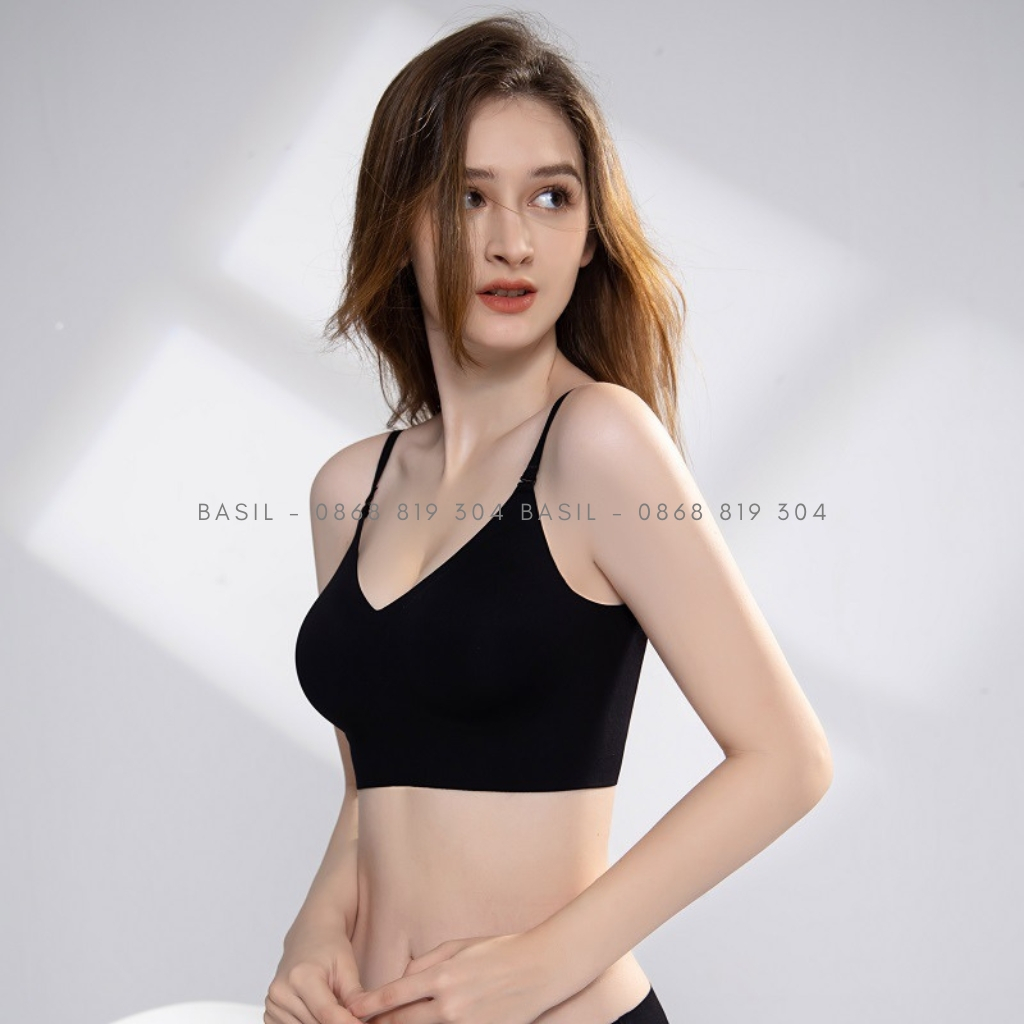 Áo ngực nữ Basil DA06 đệm ~1cm không gọng chống hằn áo lót su hở lưng