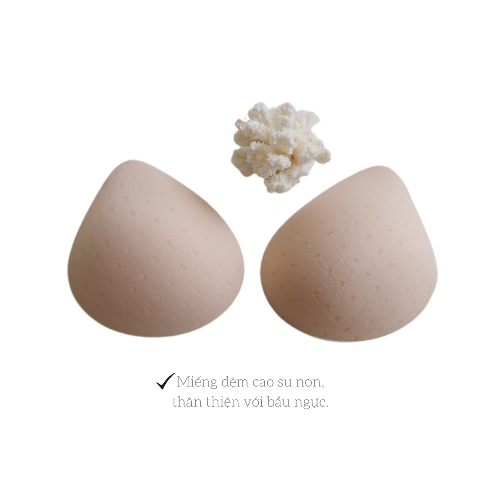 Mút đệm áo lót nữ Basil M22 cao su non thoáng khí