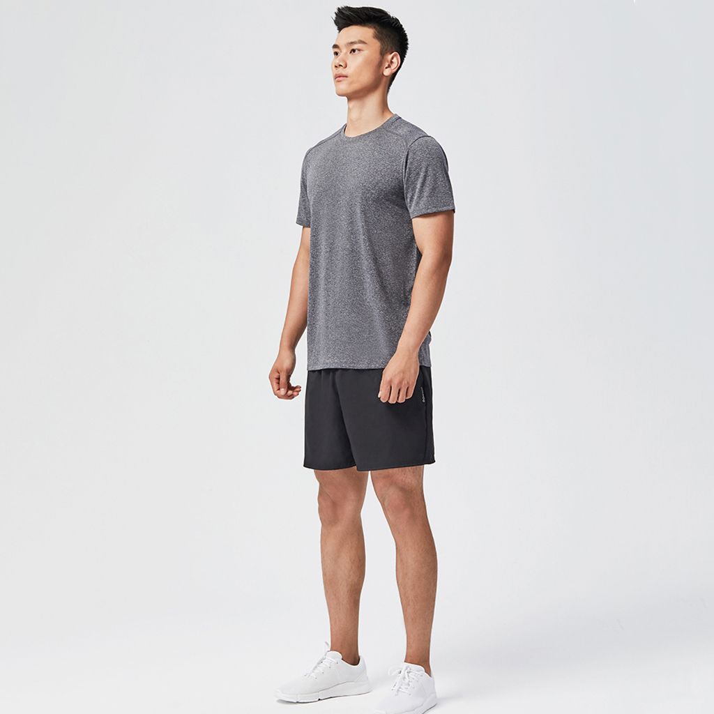 Áo thun nam thể thao in logo áo thun ,áo tập gym chất thun lạnh thoáng mát hana sport