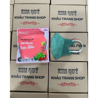 Thùng 100 Chiếc Khẩu Trang 5D Mask Dưa Hấu