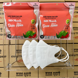 Thùng 400 Chiếc Khẩu Trang 5D Mask Dưa Hấu 3 Lớp