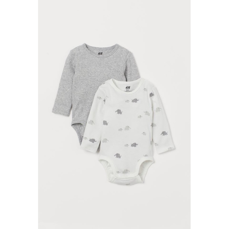 Bodysuit dài tay cho bé HM AUTH giá thanh lý
