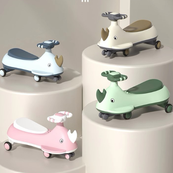 Xe chòi chân cho bé - Xe lắc cho bé có đèn nhạc cao cấp tải trọng 100kg cho bé 1-5 tuổi.