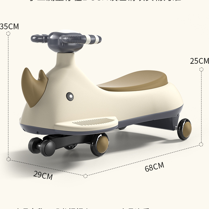 Xe chòi chân cho bé - Xe lắc cho bé có đèn nhạc cao cấp tải trọng 100kg cho bé 1-5 tuổi.