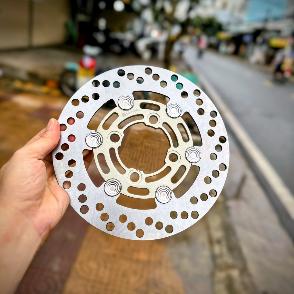 Đĩa Thắng BB Moto 3 V2 220mm Khen Inox