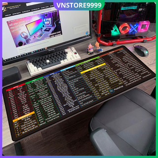 Lót chuột phím tắt văn phòng cỡ lớn 90x40 80x30 pad chuột anime siêu đẹp bền bảo hành 1 năm mã LC3