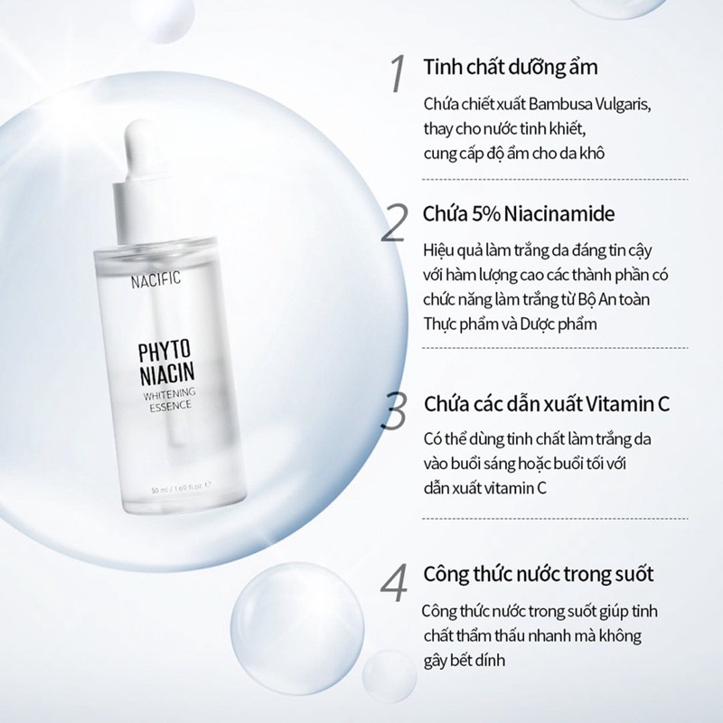 Tinh chất dưỡng trắng Nacific Phyto Niacin Whitening Essence