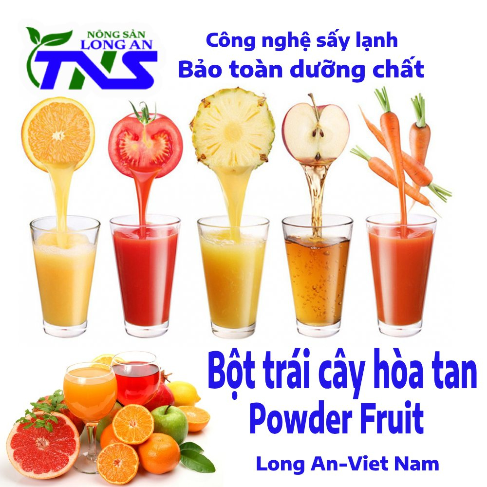 Bột nước ép các loại rau củ , trái cây tổng hợp dành cho người ít ăn rau củ quả
