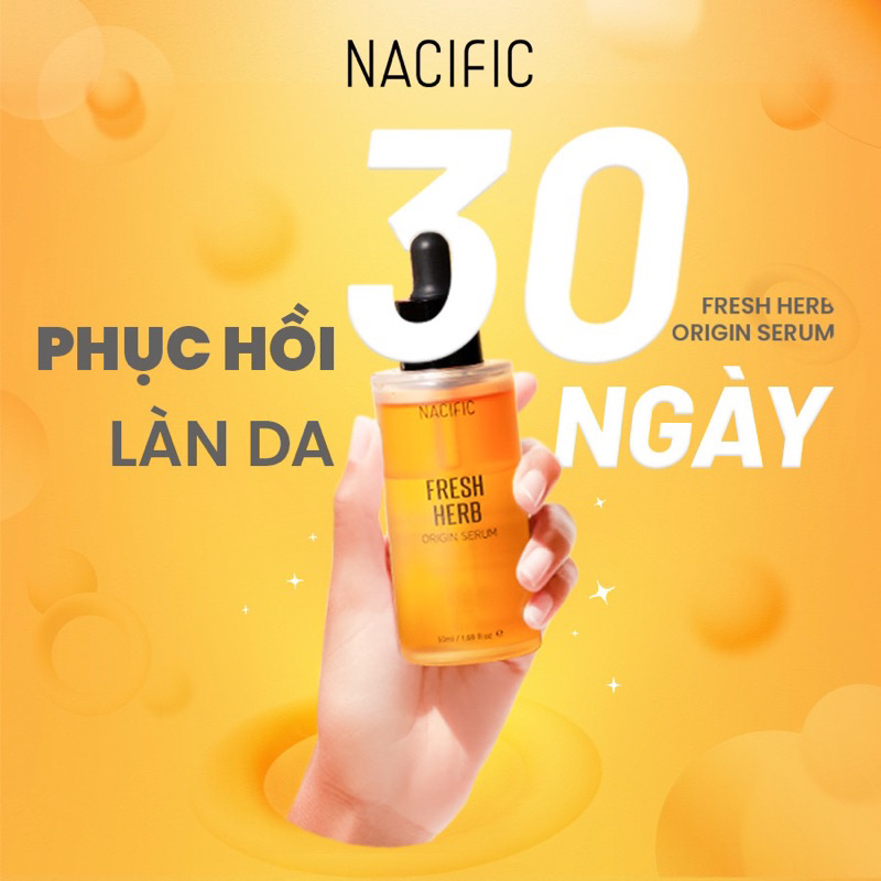 Tinh chất serum chống lão hóa thu nhỏ lỗ chân lông Nacific Fresh Herb Origin Serum 20ml