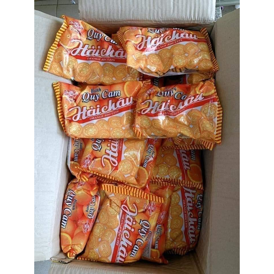 Bánh quy cam hải châu gói 130g bánh ăn vặt ngon giòn hấp dẫn