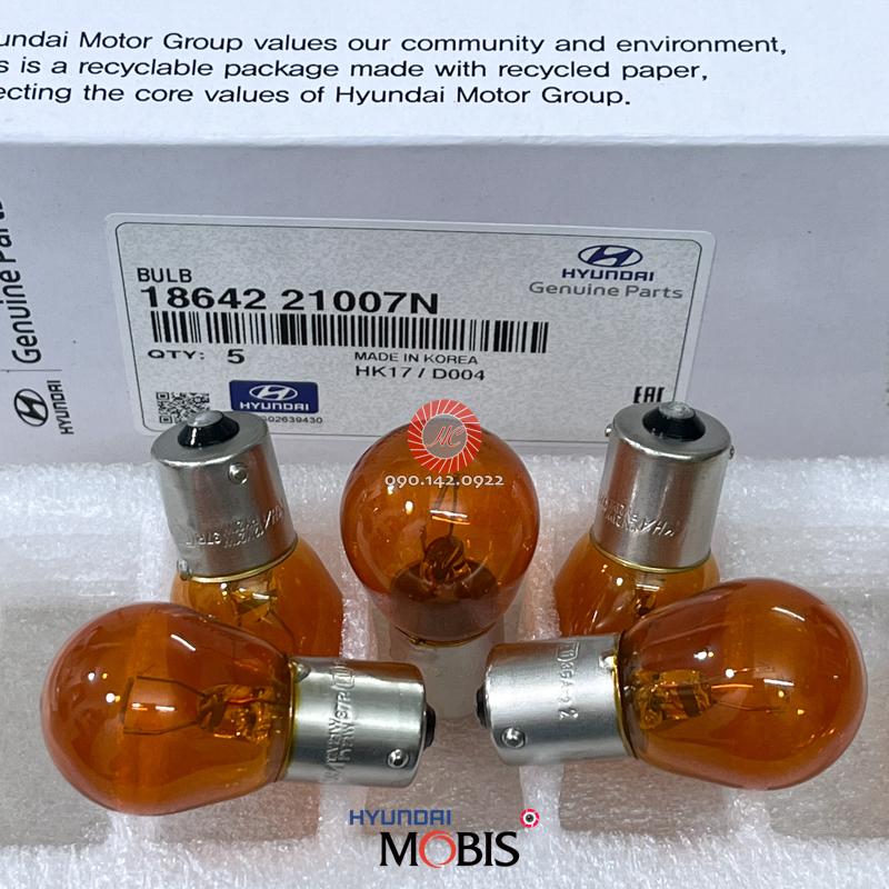 Bóng đèn xi nhan cho xe Kia & Hyundai 🚘 Nhập khẩu HYUNDAI MOBIS Hàn Quốc 🎯 Bảo hành 100% là hàng chính hãng