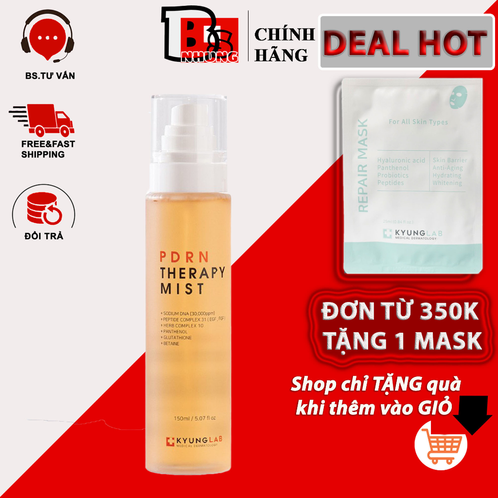 Xịt khoáng KyungLab Pdrn Mist chống lão hoá tái tạo phục hồi da 150ml | BigBuy360 - bigbuy360.vn