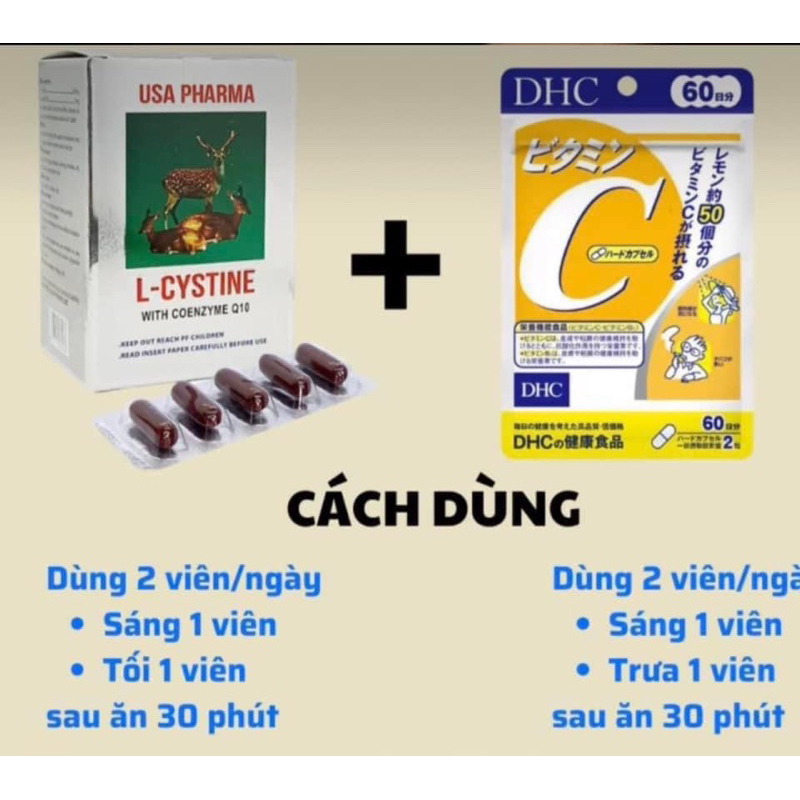 Viên uống L-Cystine USA Phẩm 60 viên
