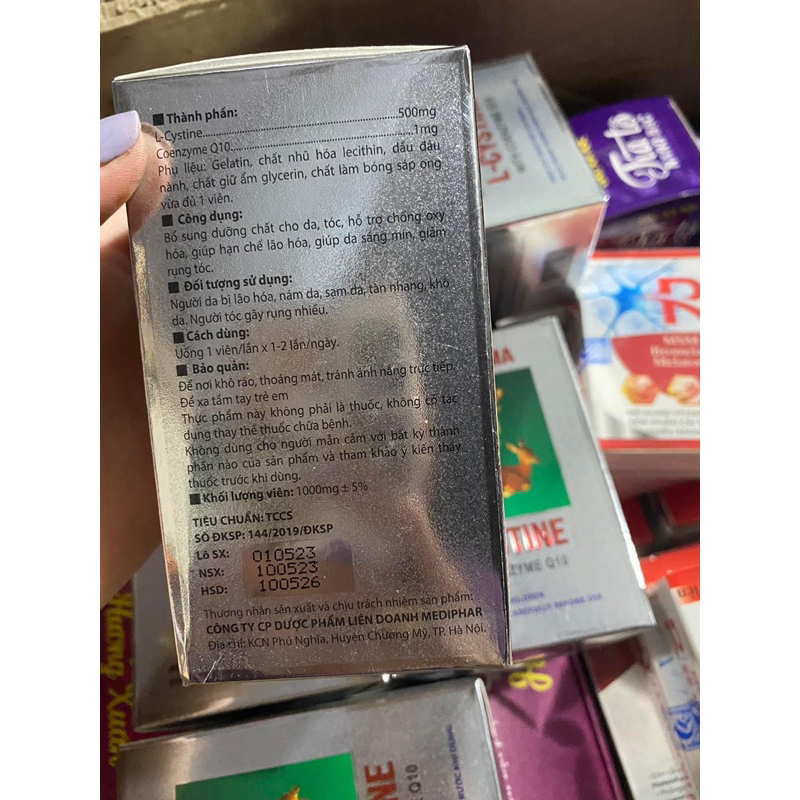 Viên uống L-Cystine USA Phẩm 60 viên