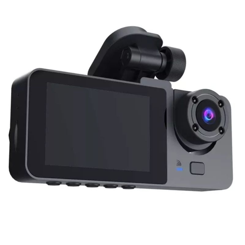 Camera hành trình ôtô 3 mắt ,camera kép full HD 1080 ,quay trước, trong,và sau xe - công nghệ 24h/7
