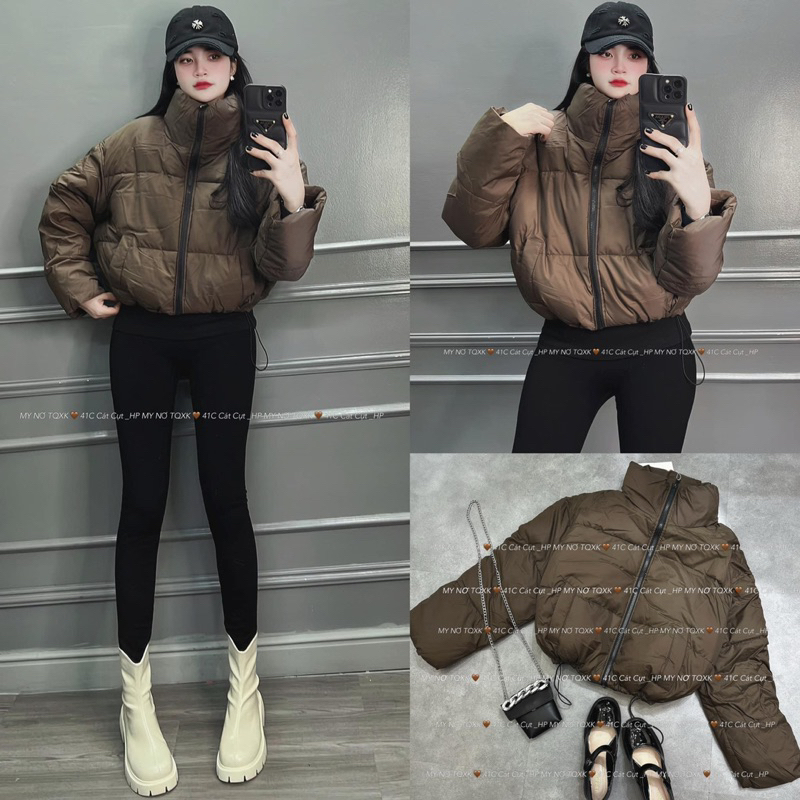 Áo khoác phao béo dáng lỡ body  /Shyncloset