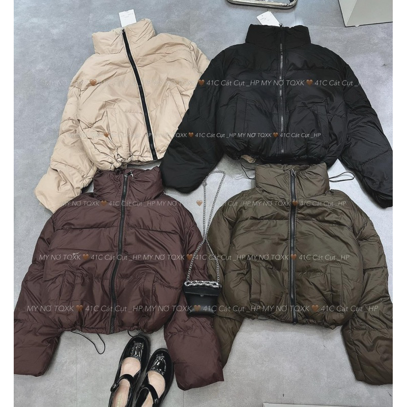 Áo khoác phao béo dáng lỡ body  /Shyncloset