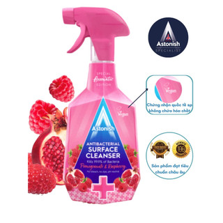 Bình xịt diệt khuẩn bề mặt đa năng hương lựu đỏ mâm xôi Astonish C3420 750ml