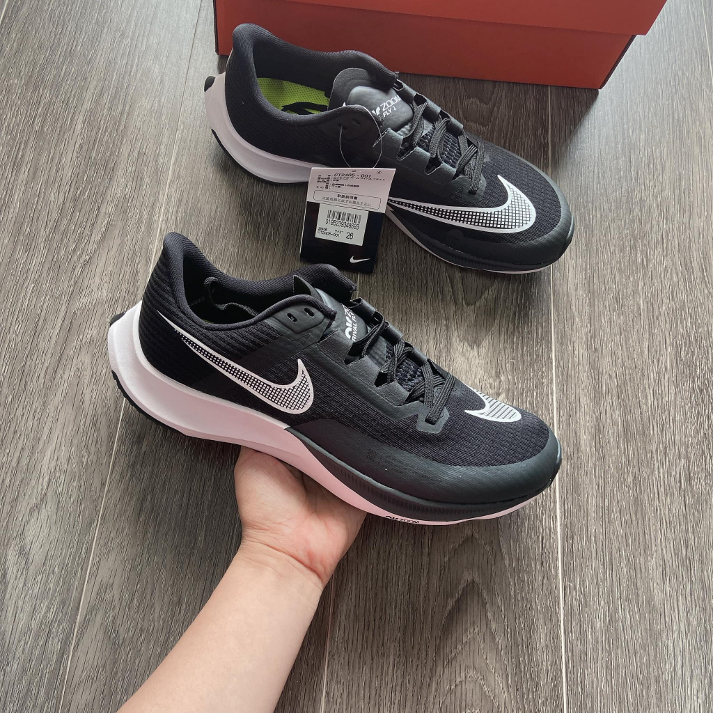 Giày Thể Thao Nike Air Zoom Rival Fly 3 Black White CT2405-001 Màu Đen Xám | PiuPiu Authentic