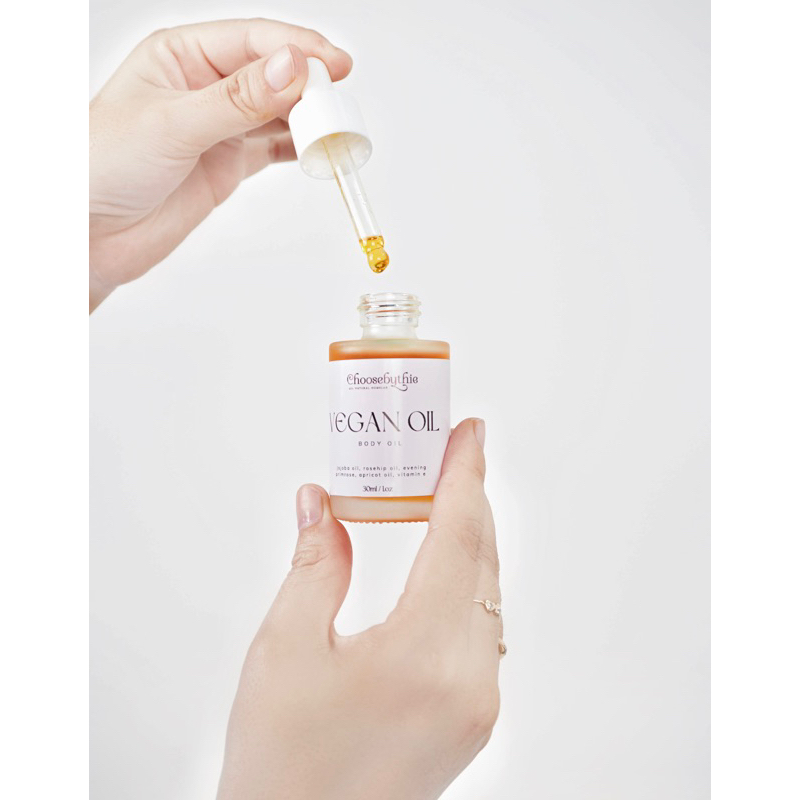 Body oil chiết xuất từ thiên nhiên handmade giúp da body căng bóng, ẩm mượt 30ml, 100ml - Choosebythie