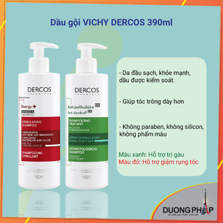 Dầu gội giảm gàu và chống rụng tóc Vi.chy Dercos Anti-pelliculaire 390ml