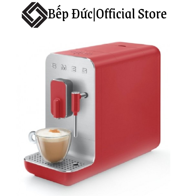 Máy Pha Cà Phê Tự Động SMEG BCC02RDMEU, Máy Pha Cafe, Espresso, Cappucino, Nhập EU, BH 12 Tháng, bepduc_99