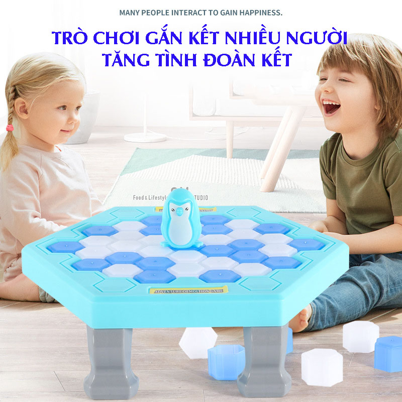 Trò chơi phá băng giải cứu chim cánh cụt loại to cho bé