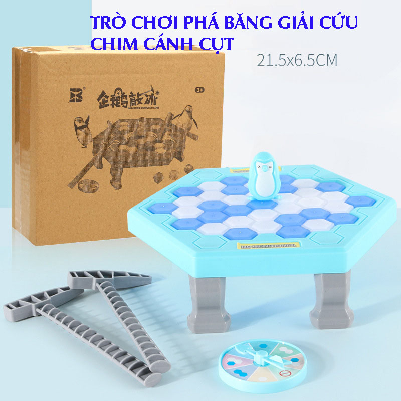 Trò chơi phá băng giải cứu chim cánh cụt loại to cho bé