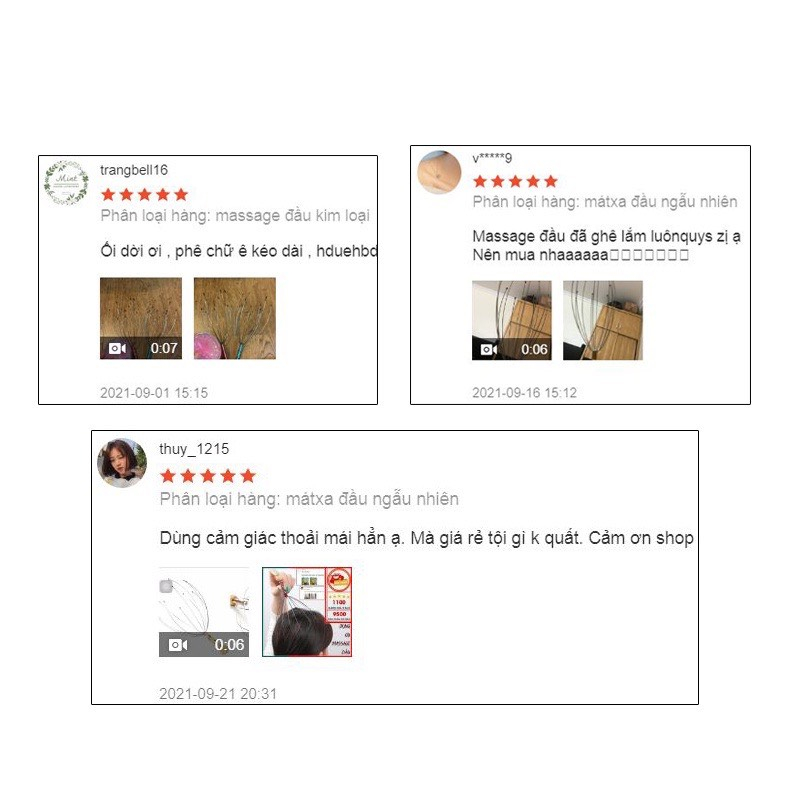 Cây Mát Xa - Massage Da Đầu Thư Giãn, giảm Đau Đầu Hữu ích - Chất Liệu Thép Không Gỉ Inox 304  - T5579