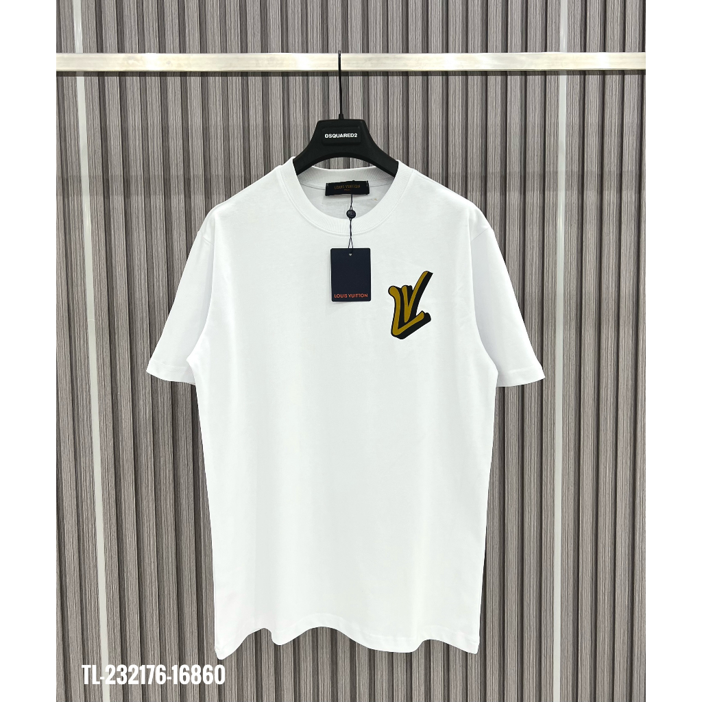 🔥Hot🔥Áo thun LV in logo 2 mặt thiết kế hot trend Nam nữ New 2023