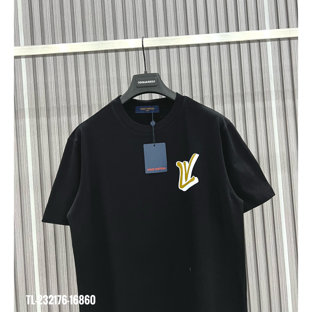 🔥Hot🔥Áo thun LV in logo 2 mặt thiết kế hot trend Nam nữ New 2023