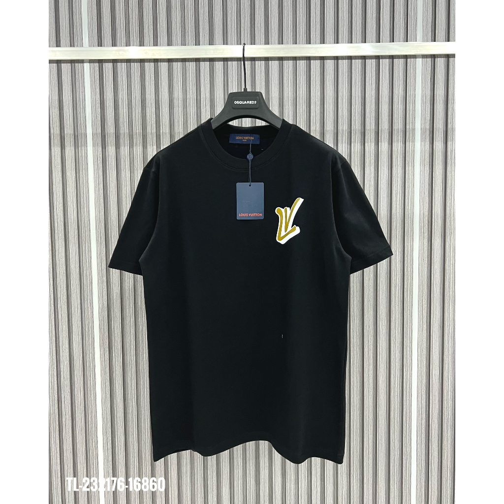 🔥Hot🔥Áo thun LV in logo 2 mặt thiết kế hot trend Nam nữ New 2023