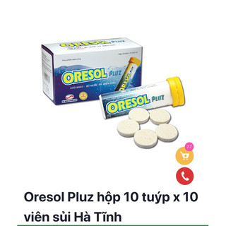Oresol pluz viên sủi bù điện giải tub 10 viên