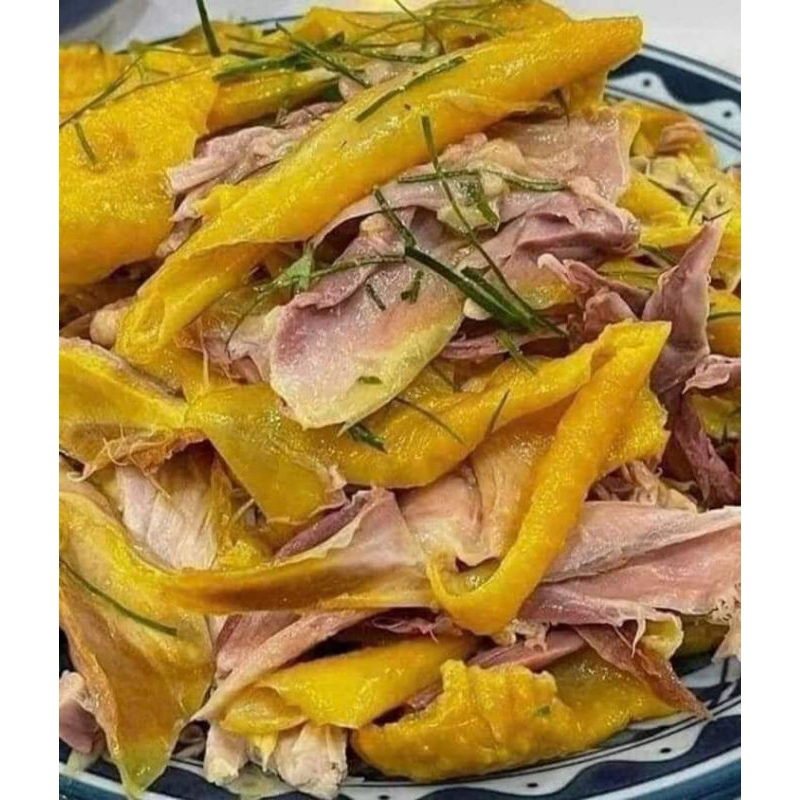 Gà ủ muối hoa tiêu không đầu