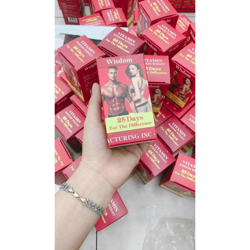 Viên tăng cân Wisdom Weight Vitamin, giúp ăn ngon ngủ ngon tăng khả năng hấp thụ thức ăn 25viên