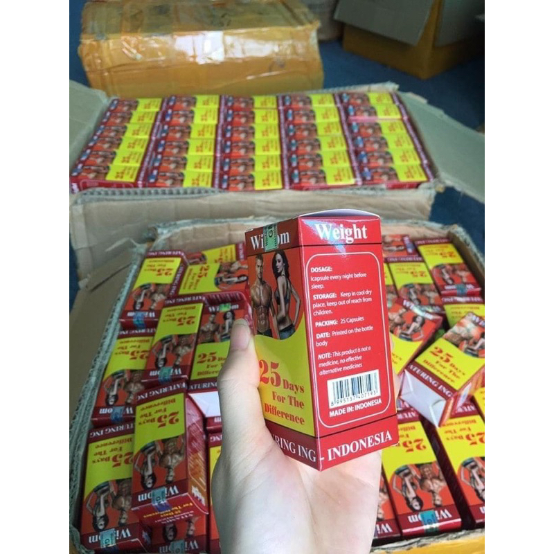 Viên tăng cân Wisdom Weight Vitamin, giúp ăn ngon ngủ ngon tăng khả năng hấp thụ thức ăn 25viên