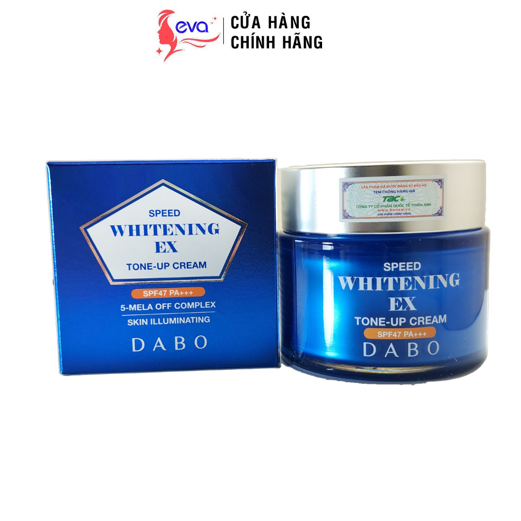 Kem dưỡng trắng da ban ngày nâng tông chống nắng Dabo Whitening Ex Tone Up 50ml