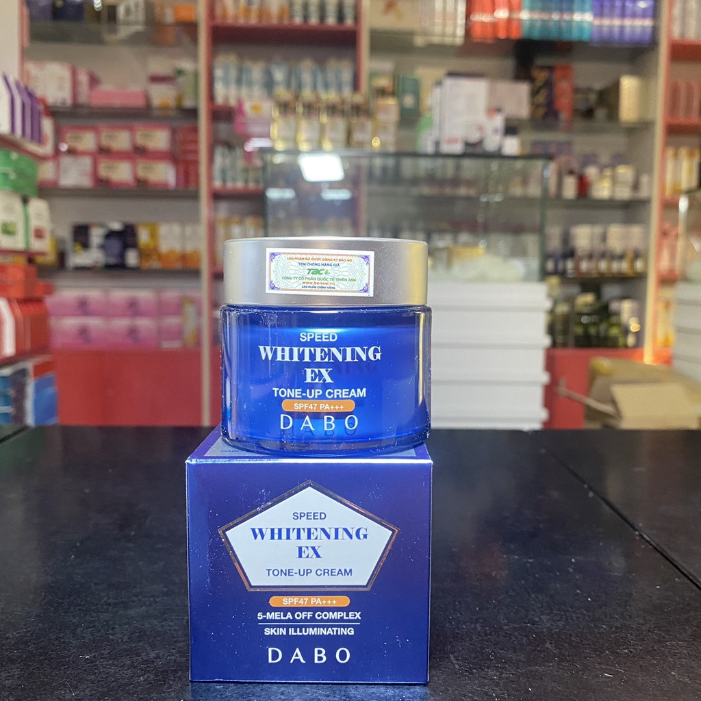 Kem dưỡng trắng da ban ngày nâng tông chống nắng Dabo Whitening Ex Tone Up 50ml