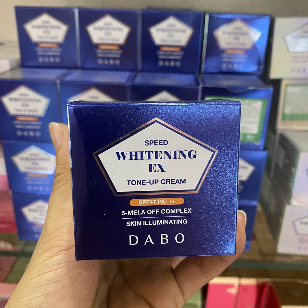 Kem dưỡng trắng da ban ngày nâng tông chống nắng Dabo Whitening Ex Tone Up 50ml