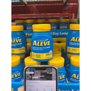 Viên uống Aleve strength to last 12 hours Mỹ 320 viên