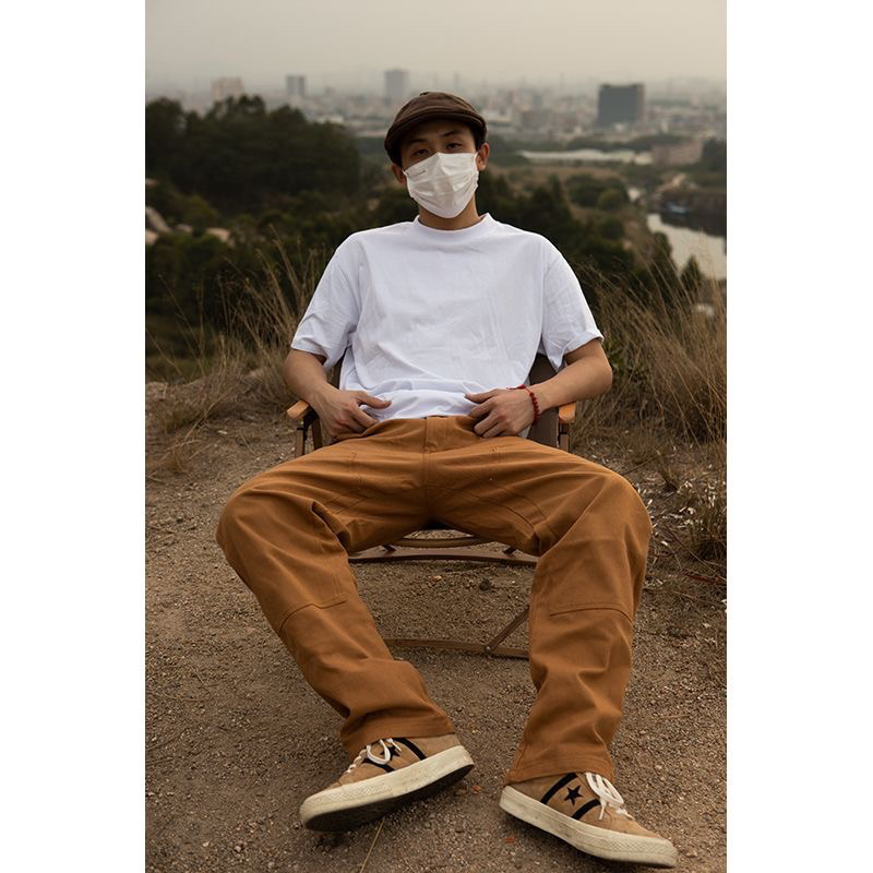 CARHARRT PANTS - Áo cargo ống suông kaki unisex retro