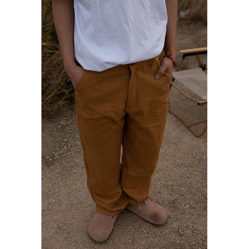 CARHARRT PANTS - Áo cargo ống suông kaki unisex retro