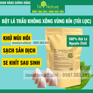 Bột Lá Trầu Không Xông Vùng Kín Khử Mùi Hôi Se Khít (Dạng Túi Lọc)