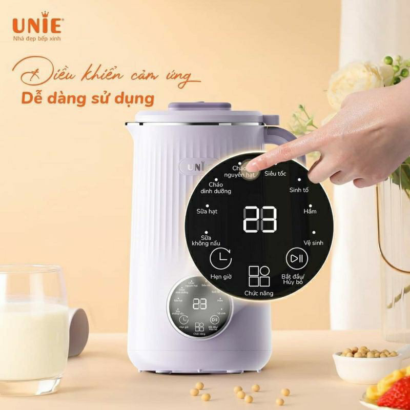 Máy làm sữa hạt UNIE UMB10 Dung tích 1000ml
