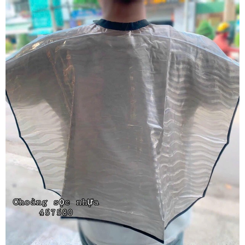 Choàng Sọc Nhựa Trong Suốt Chống Thấm Nước
