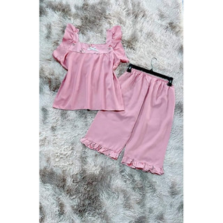 ✨SALE⚡Bộ Lụa Lững Mặc Nhà Cánh Tiên
