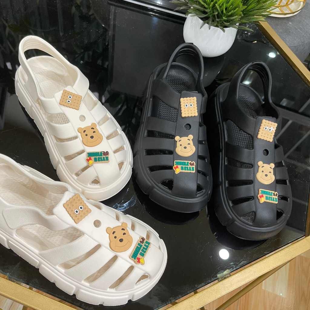 Dép quai hậu học sinh, Dép sandal nữ đế bánh mì kiểu dáng Unisex dễ phối đồ