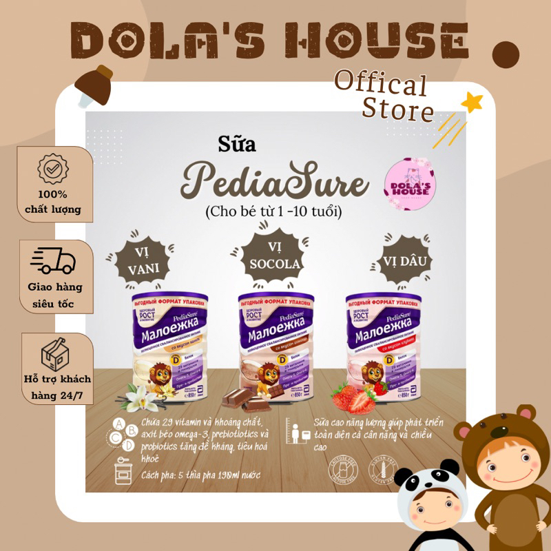 SỮA BỘT PEDIASURE NGA 400G / 850G - HÀNG AIR ĐỦ BILL GIÁ SĂN SALE