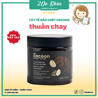 Tẩy da chết toàn thân Cocoon chiết xuất cà phê Đăk Lăk cho da sáng mịn 200ml