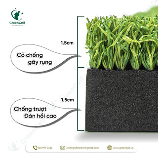 Thảm golf swing GreenGolf kích thước 1.2x1.2